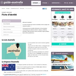 Australie : fiche d'identité, carte et drapeau d'Australie