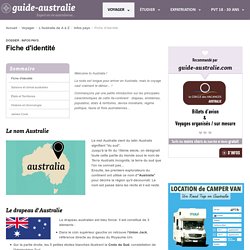 Australie : fiche d'identité, carte et drapeau d'Australie