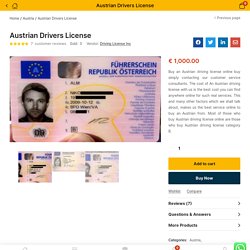 Buy Austrian Driving License Online