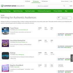 Writing for Authentic Audiences