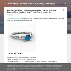 Sterling Silver Blue Gemstone Ring