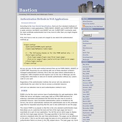 Bastion » A blog about J2EE Security, WebLogic, authentication, authorization, auditing, and PKI