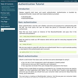 Authentication Tutorial — tweepy v1.4 documentation