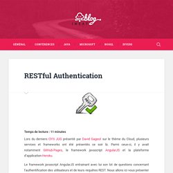 RESTful Authentication – IneatConseil