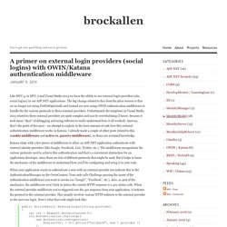 A primer on external login providers (social logins) with OWIN/Katana authentication middleware