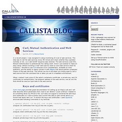 Curl, Mutual Authentication and Web Services « Callista Blog