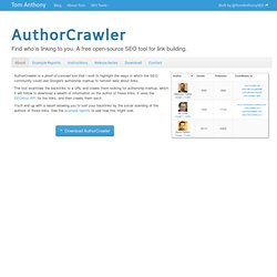 Author Crawler Tool