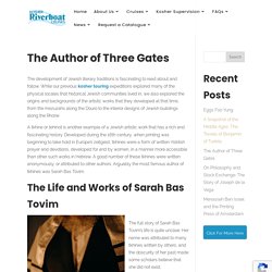 The Author of Three Gates