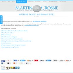 Author Tools & Promo Sites