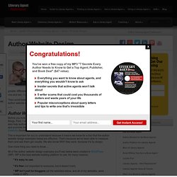 Author Website Design - Literary Agents