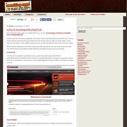 9 Free E-Learning Authoring Tools