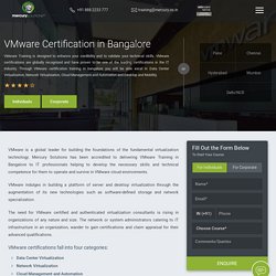 [Authorized] Vmware Training in Bangalore, Certification, Cost