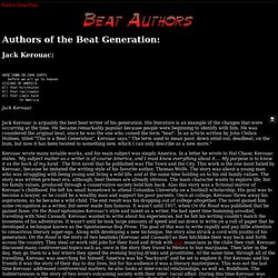 Authors of the Beat Generation