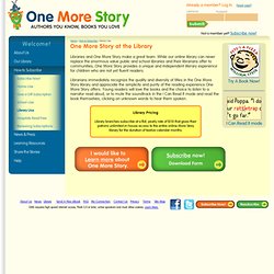 One More Story: Authors You Know, Books You Love! An Online Reading Experience.