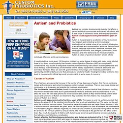 Autism and Probiotics - Custom Probiotics