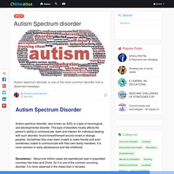 Autism Spectrum disorder