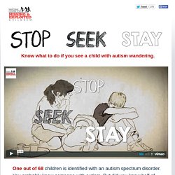 Autism and Wandering: Stop, Seek, Stay