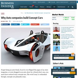Why Auto companies build Concept Cars