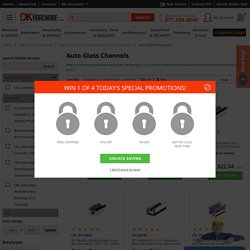 Auto Glass Channels