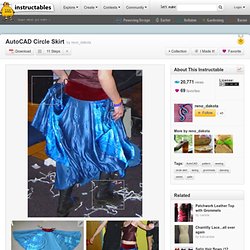AutoCAD Circle Skirt