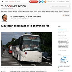 L’autocar, BlaBlaCar et le chemin de fer