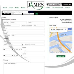 Autocars James - Demande de devis, contactez les Autocars James