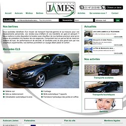 Autocars James - Berlines