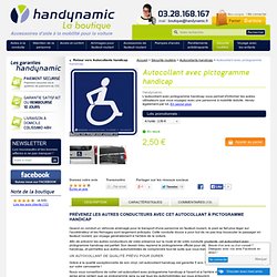 Boutique handynamic.fr, accessoires d'aide à la mobilité, boule au volant, handybar, ...