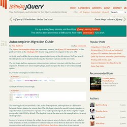 Autocomplete Migration Guide