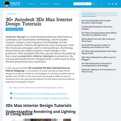 30+ Autodesk 3Ds Max Interior Design Tutorials