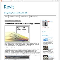 Revit: Autodesk Project Vasari - Technology Preview