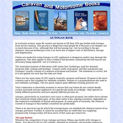 Autogas Risk - Caravan and Motorhome Books