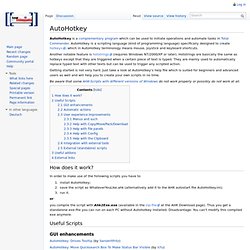 AutoHotkey - TotalcmdWiki