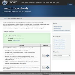 AutoIt v3 - Downloads