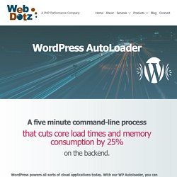 WordPress AutoLoader: Optimize the Performance of your WP - Web Dotz