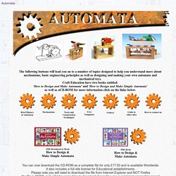 How to design automata and mechanical toys