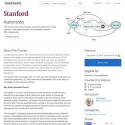 Automata - Stanford University