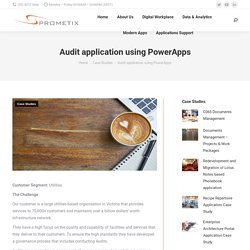 Audit application using PowerApps