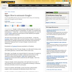 Elgan: How to automate Google+