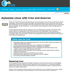Automate Linux with Cron and Anacron