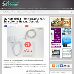 My Automated Home: Heat Genius Smart Home Heating Controls