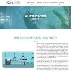 Why Automated Testing?