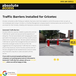 Automatic Traffic Barriers Leeds