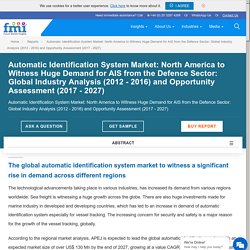 Automatic Identification System Market Analysis, Size, Growth 2017-2027