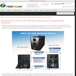 7 Reasons To Love The Seven Star 5000 Watts Deluxe Automatic Voltage Regulator Transformer