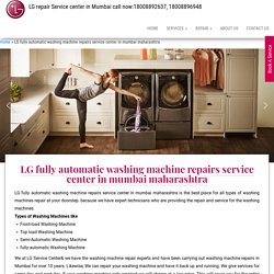 LG fully automatic washing machine repairs service center in mumbai maharashtra