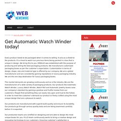 Get Automatic Watch Winder today!
