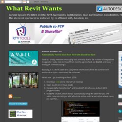 What Revit Wants: Automatically Post to Slack from Revit with Slackit for Revit
