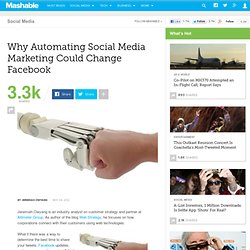 Why Automating Social Media Marketing Could Hurt Facebook