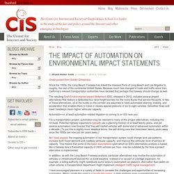 The Impact of Automation on Environmental Impact Statements